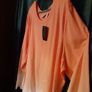 NWT QVC long sleeve size 3x Orange tie-dye d & co.